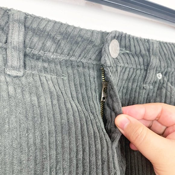 BDG Skirt Women Extra Small Grey Corduroy Frayed Mini Casual Bottoms Urban Out - Picture 5 of 8